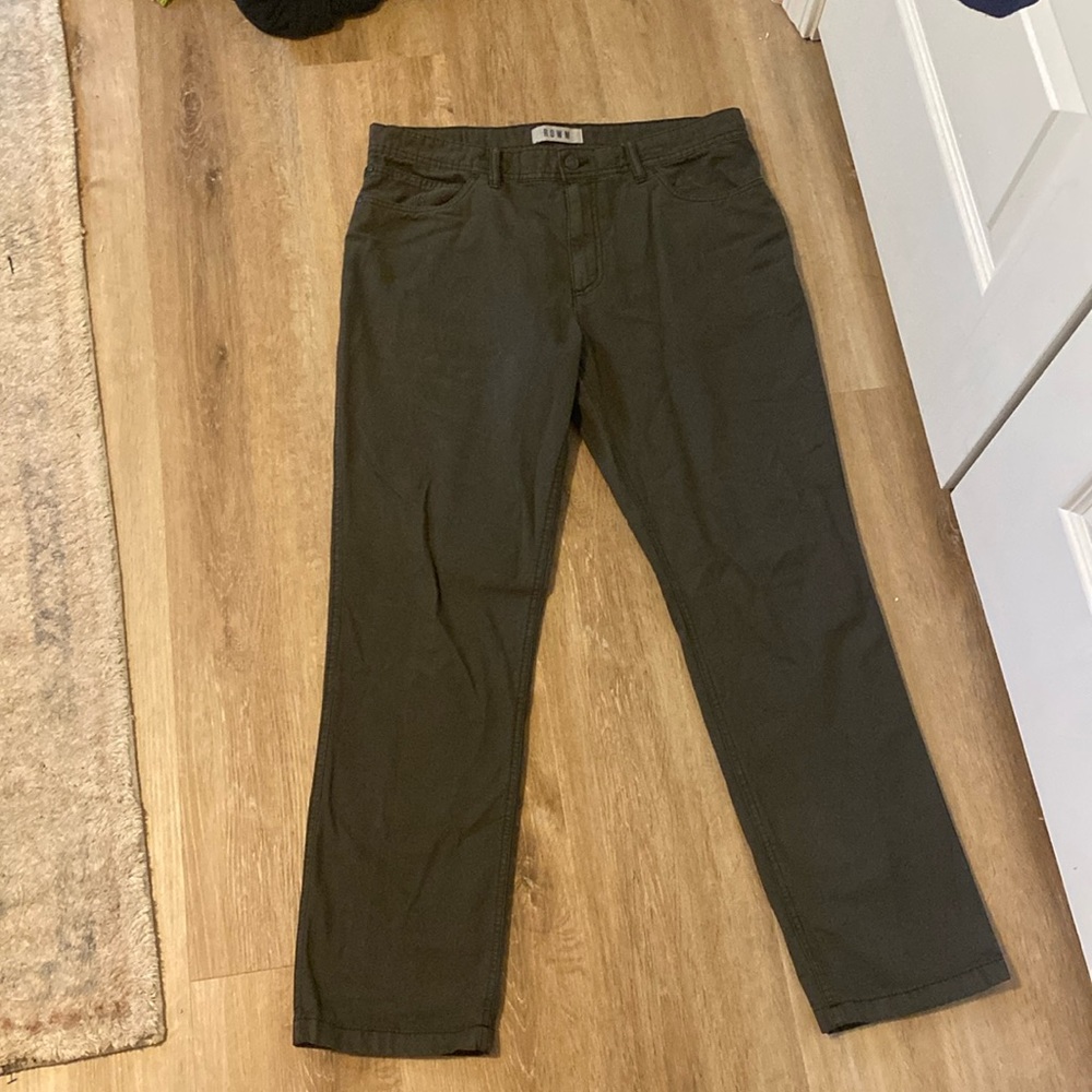 34x30 Dark Green ROWM Pants